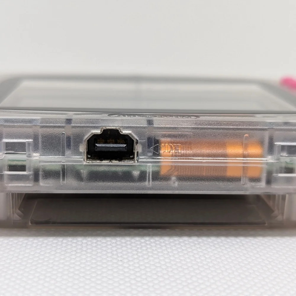 Game Boy Advance - Pink (Transparent/USB-C Charging) (LCD Screen) + (FLORA SKY)